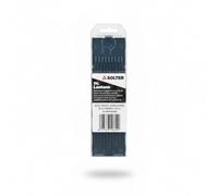 Solter Electrodos de Tungsteno Negro TIG DC - 1% Lantano (La₂O₃), Arco Estable y Baja Erosión - Consumible profesional para soldadura GTAW (uso general ø 2,4)