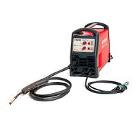 Solter Máquina de Soldadura Inverter SOLMIG-170, Multiproceso MIG/MAG y Electrodo, 230V, Soldadura con y sin Gas, Ajuste de Velocidad, Admite Bobina D200, Incluye Antorcha MIG y Pinza de Masa