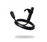 Solter Pinza Portaelectrodos 3m Cu 25mm² 35-50 200A - Cable de Cobre de Alta Conductividad - Conector Dinse - Soldadura MMA Profesional y Segura