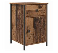 Soluna home - mesitas de noche madera madera oscura 40 x 42 x 60 cm