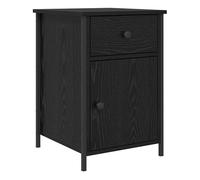 Soluna home - mesitas de noche madera negro/roble 40 x 42 x 60 cm
