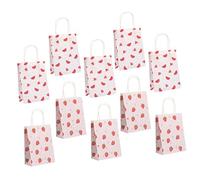 SOLUSTRE 10 Piezas Bolsa De Obsequio De y Sandía Bolsa De Papel Para Dulces Suministros Para Fiestas Para Eventos Caseros y Celebraciones