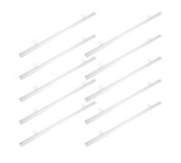 SOLUSTRE 10 Piezas de Marco de Tiras de Póster de Pvc con Clips para Colgar Carteles y Pergaminos, Uso Versátil con Ganchos Seguros para Oficinas y Exhibiciones de Pared