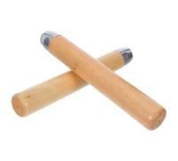 SOLUSTRE 2 Piezas Mango de Lima de Madera, Mango de Archivo Ergonómico Redondo, 17cm, Orificio Central de 8mm, para Limas y Carpintería