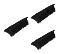 SOLUSTRE 3 Piezas Peluca de Cresta Negra para Halloween Fácil de Instalar, de Plástico Estilo Fashion para Cosplay y Fiestas de Disfraces