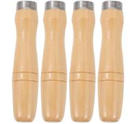 SOLUSTRE 4 Piezas Mango Bien Pulido para Madera y Ergonómico Lima Escofina Agarre Cómodo Adecuado para Manualidades y Bricolaje