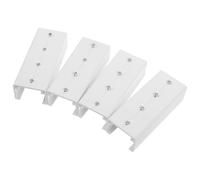 SOLUSTRE 4piezas Conector de Riel para Cortinas Multiuso Accesorios para Riel de Cortina de Techo Conector para Extensión y Reemplazo Salón y Oficina