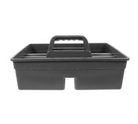 SOLUSTRE Carrito Organizar Caja Portátil de Limpieza Asa con Almacenamiento de Plástico para Herramientas Cocinas Ventanas