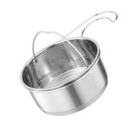 SOLUSTRE Colador de Acero Inoxidable para Lavar Arroz y Verduras, Resistente, de Drenaje Rápido, Adecuado para Frutas en Restaurantes y Hoteles