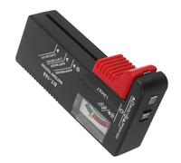 SOLUSTRE Comprobador de Batería Bt-168 para Pilas Aaa y 9v Pantalla Lcd Retroiluminada, Material Abs, Prueba de Capacidad y Voltaje para Uso Doméstico