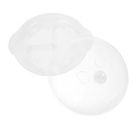 SOLUSTRE Escalfador de Huevos en Forma de Corazón para Microondas y Estufa, Molde de Pp Seguro para Lavavajillas y Microondas, Utensilio Práctico para Cocinar Huevos al Vapor