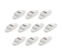 SOLUSTRE Guía de Correa de 14mm Persianas Enrollables 10 Piezas para Plástico Blanco Cepillo Interno Limpiador para Correas Fácil de Instalar y Duradero