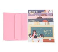 SOLUSTRE Juego de Tarjetas de Felicitación para Profesora en Papel Elegante y Delicado, 1 Set, Adecuado para Regalos y Día del Maestro