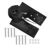 SOLUSTRE Kit de Reemplazo de Bisagra para Escalera de Ático Plegable de Hierro Negro Conexión Segura y Fácil Ensamblaje para Uso Doméstico