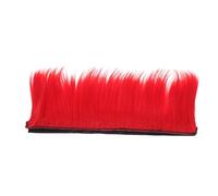 SOLUSTRE Peluca Roja de Cresta para Halloween y Cosplay, Fácil de Instalar, Material Plástico, Adecuada para Fiesta y Decoración DIY