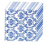 SOLUSTRE Servilletas Decorativas de Papel para Banquetes Diseño Impreso Creativo, Paquete de 80 Hojas Prácticas para Cenas y Entretenimiento Diario