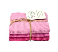 solwang paños de limpieza Color Rosa Claro combinado punto papeles limpiadores algodón wischtücher Acero Inoxidable