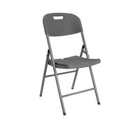 Solycarpa Silla Plegable | Metal y PVC para Comedor | Silla plegable de metal y PVC para comedor, cocina, eventos, hostelería y catering. Fácil de guardar y transportar.
