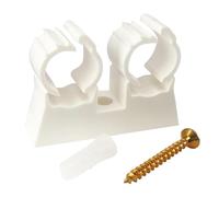 SOMATHERM FOR YOU - 10X Dual clips de montaje para tubo de diámetro 16 mm