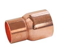 SOMATHERM FOR YOU - cobre conector de soldadura - Reducir el acoplamiento hembra doble Ø16-12 - Conforme NF