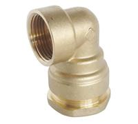 SOMATHERM FOR YOU- hembra de bronce del codo de tubería de PE D32-34 F26 / - La tecnología de montaje unidireccional asegurar la correcta instalación del enlace