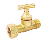 SOMATHERM FOR YOU - lavabo del grifo del soporte de latón derecho prima M12 / 17 (3/8 '') - tuerca prisionero 12/17 (3/8 '')