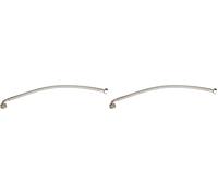 SOMATHERM FOR YOU - sanitaria flexible de conexión de tuerca giratoria codo hembra 20/27 (3/4) - la tuerca girando a la derecha femeninos 20/27 (3/4) - Longitud 50 cm - DN10 (Paquete de 2)