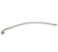 SOMATHERM FOR YOU - sanitaria flexible de conexión de tuerca giratoria codo hembra 20/27 (3/4) - la tuerca girando a la derecha femenina 20/27 (3/4) - Longitud 100 cm - DN10