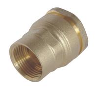 SOMATHERM PARA USTED - Conector de latón recto SUMO - Montaje en un solo sentido para mayor seguridad y mejor resistencia. - Tubo de PE de 50 mm de diámetro. - Rosca: 1"1/2. - Resistente y fiable. - C