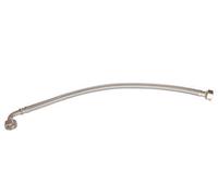 SOMATHERM PARA USTED: Tubo flexible sanitario de acero inoxidable. Flexible, fiable y fácil de conectar. Tuerca giratoria y tuerca giratoria codo de 3/4". Longitud: 500 mm. DN8. Cumple con la normativ