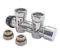 SOMATHERM PARA USTED: Válvula termostática cromada para suelo, para instalación de dos tubos, con rosca MF1/2 (15x21).DESCRIPCIÓN DEL PRODUCTO:Cuerpo cromado recto con sellado mediante junta tórica, p