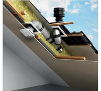 Sombrerete de cubierta inclinada SDL y Kit de obra para módulo de conexión ZUDAH Plus negro de Aereco - 130525