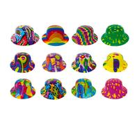 Sombrero bombín surtido de PVC, para adultos y niños, ideal para disfraces, fiestas temáticas y carnaval