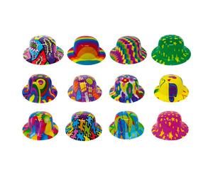 Sombrero bombín surtido de PVC, para adultos y niños, ideal para disfraces, fiestas temáticas y carnaval
