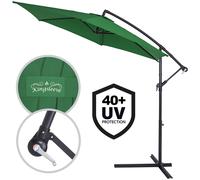 Sombrilla Ø300cm protección UV50+ Verde