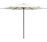 Sombrilla de 300 x 300 cm, sombrilla para jardín con forma rectangular, sombrilla grande para terraza con sistema de apertura por palanca y abertura anti viento, ideal para jardín y terraza, color azu