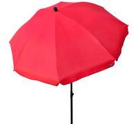 Sombrilla de Jardín Aktive Filtro UV30, 240x240x230 Cm, Rojo