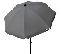 Sombrilla de Jardín Aktive Garden Protección UV30, 240x240x230 Cm, Gris