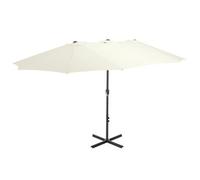 Sombrilla De Jardín Con Palo De Aluminio Arena 460x270 Cm Vidaxl