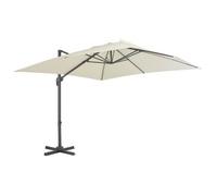 Sombrilla De Jardín Voladiza Con Poste De Aluminio 300x300 Cm Arena Vidaxl