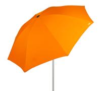 Sombrilla de Playa 8 Varillas Regulable y Reclinable, 220 Cm, Naranja