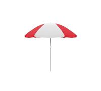 Sombrilla de playa MARBUENO, Oxford Acero Color Rojo 160 cm Jardín Piscina, para camping, exterior, protección solar, Diseño colorido que aporta estilo a tus exteriores