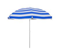 Sombrilla de playa MARBUENO, Poliéster aluminio color surtido 240 cm Jardín piscina, Multicolor, impermeable, para Arena, Sol, protección solar, uso en espacios exteriores