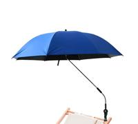 Sombrilla de playa portátil, kit de sombrilla de para exteriores, protección UV 360 ajustable, estilo de diseño de cobertura inteligente, uso anti UV, playa, piscina, jardín, camping, pesca