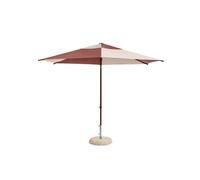 Sombrilla Hexagonal Terrazza en Blanco Roto/ Borgoña