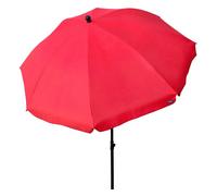 Aktive Sombrilla de playa D240 cm – Protección UV, mástil inclinable 28/32 mm, poliéster