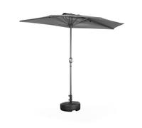 Sombrilla media para terraza 2,5 m, calvi, 250x250x228 cm