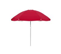 Sombrilla Nylon Acero Con Funda Color Rojo 160 cm Jardín Marbueno Summer Red