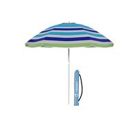 Sombrilla Nylon Acero Con Funda Rayas Azules y Verdes 200 cm MARBUENO SUMMER 10095R1