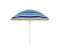 Sombrilla Nylon Acero Con Funda Rayas Azules y Verdes MARBUENO SUMMER Blue and green stripes You